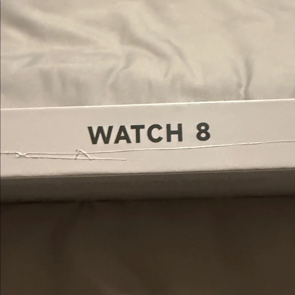 Amazon Smartwatch 8 with Black and Gold Accents